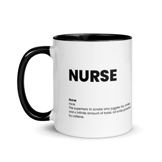 Nurse Mug - Nutrition Facts - Locomug.com#funny_profession_mugs_crazy_mug _designs#