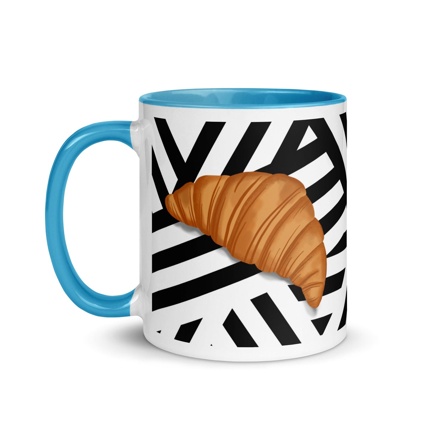 Oh La La Croissant Illustration Coffee Mug - Locomug.comfunny_profession_mugs_crazy_mug _designs
