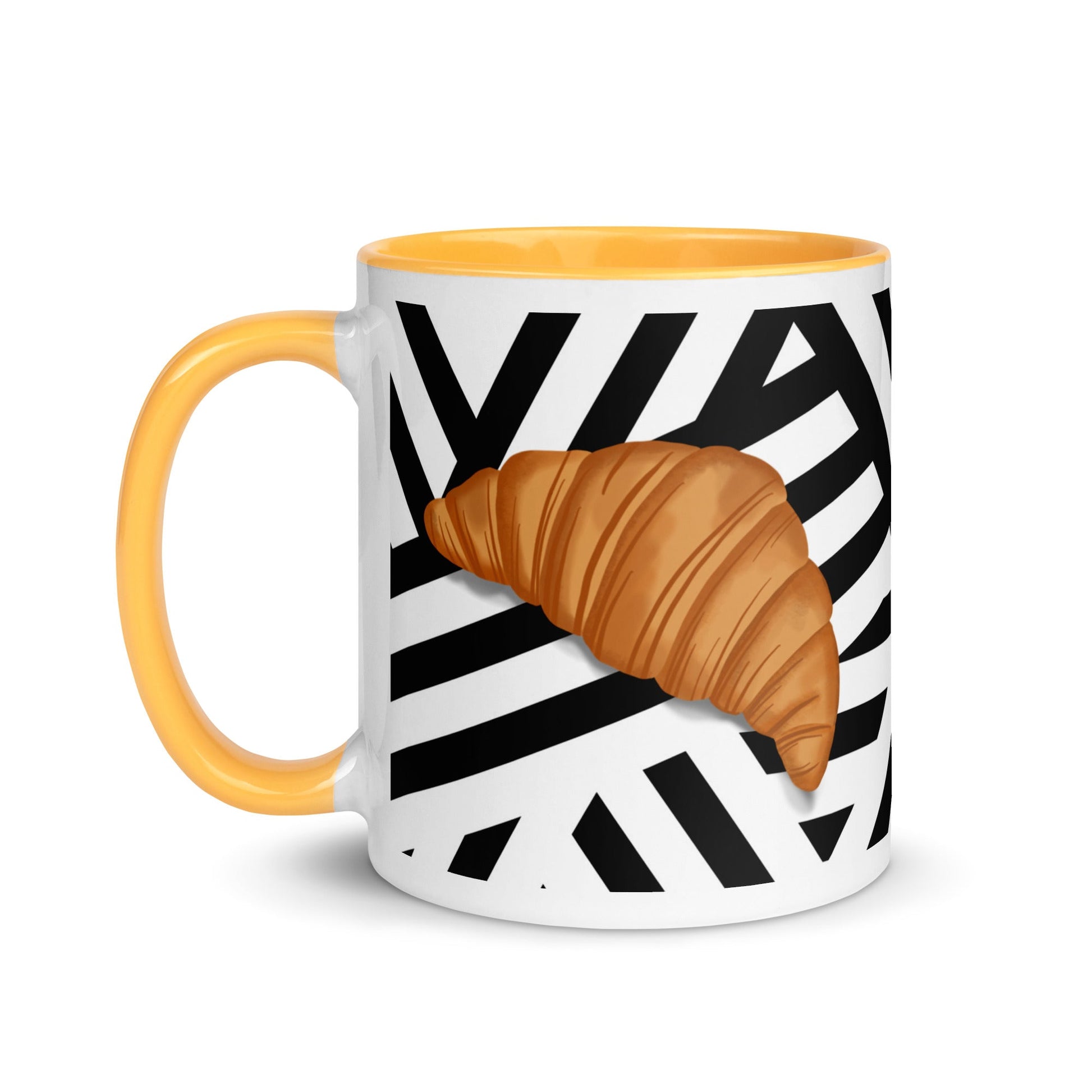 Oh La La Croissant Illustration Coffee Mug - Locomug.comfunny_profession_mugs_crazy_mug _designs