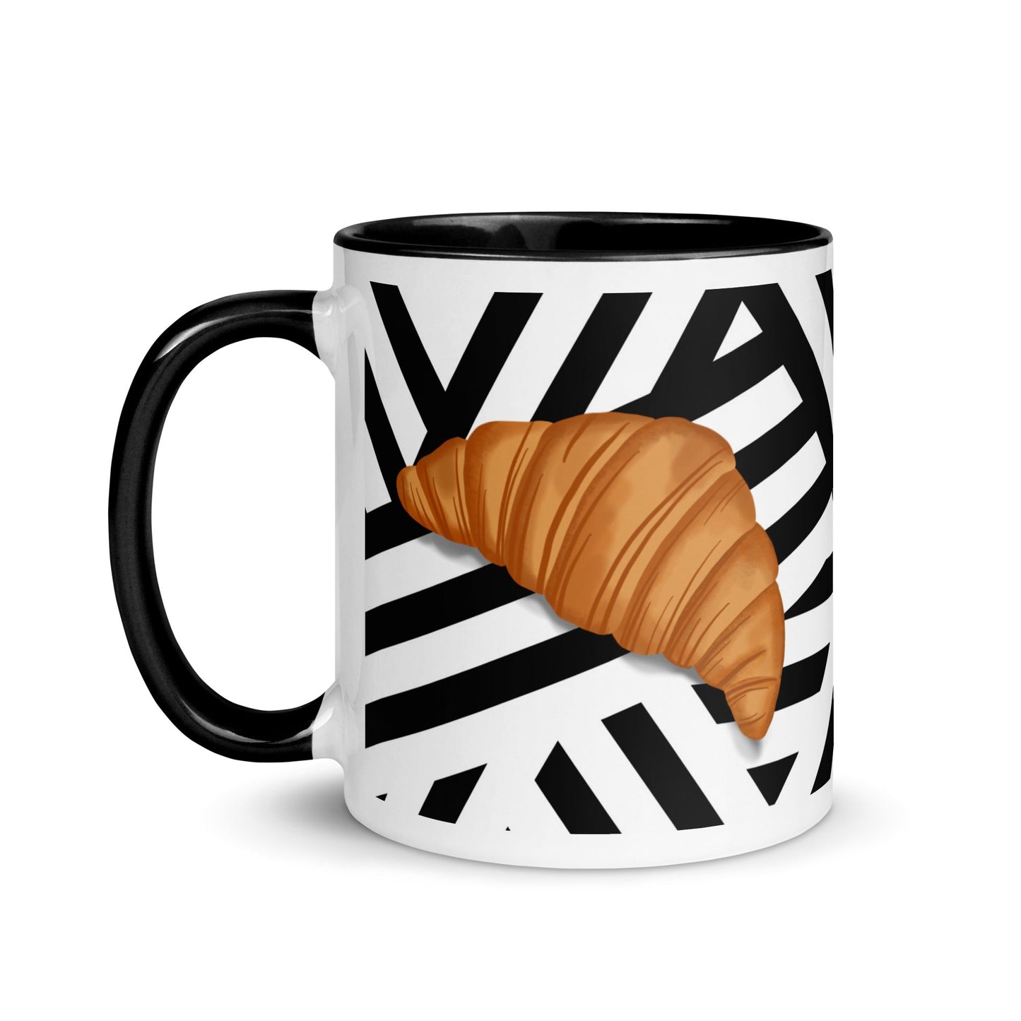 Oh La La Croissant Illustration Coffee Mug - Locomug.comfunny_profession_mugs_crazy_mug _designs