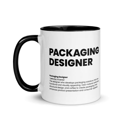 Funny Packaging Designer Gift Mug - Nutrition Facts Design - LocoMug