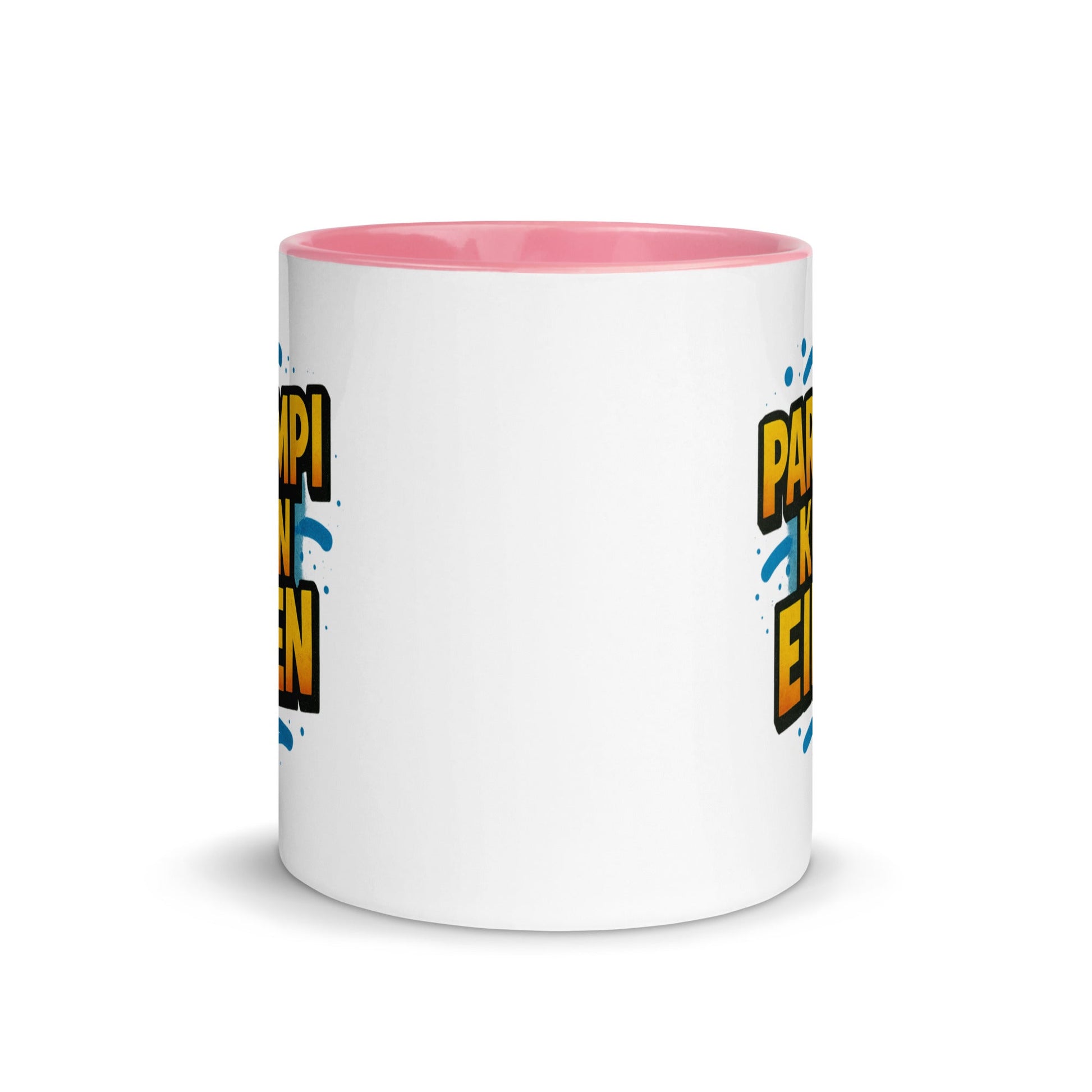 “Parempi kuin eilen” Mug with Color Inside – Finnish Focus, Caffeinated Progress - Locomug.com#funny_profession_mugs_crazy_mug _designs#