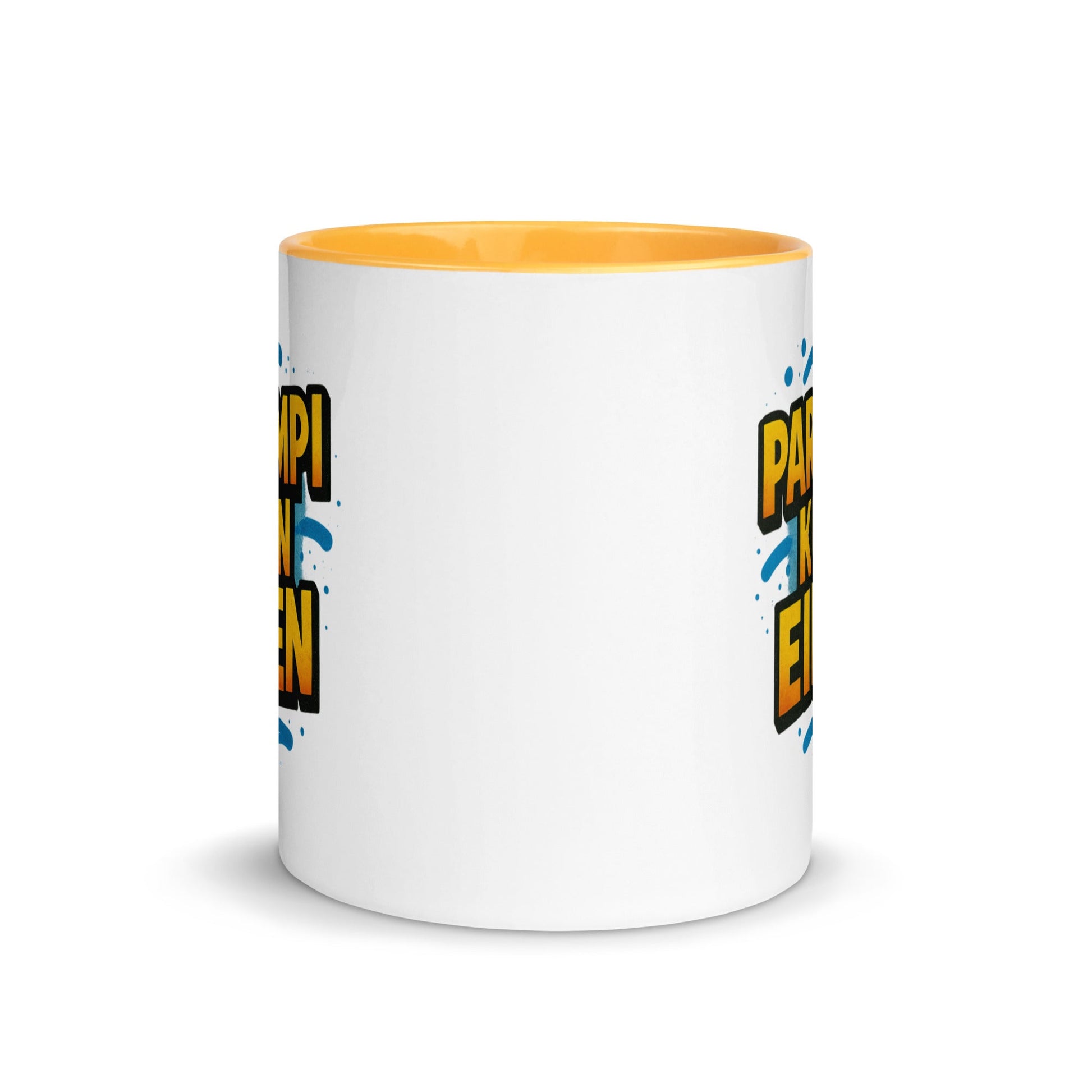 “Parempi kuin eilen” Mug with Color Inside – Finnish Focus, Caffeinated Progress - Locomug.com#funny_profession_mugs_crazy_mug _designs#