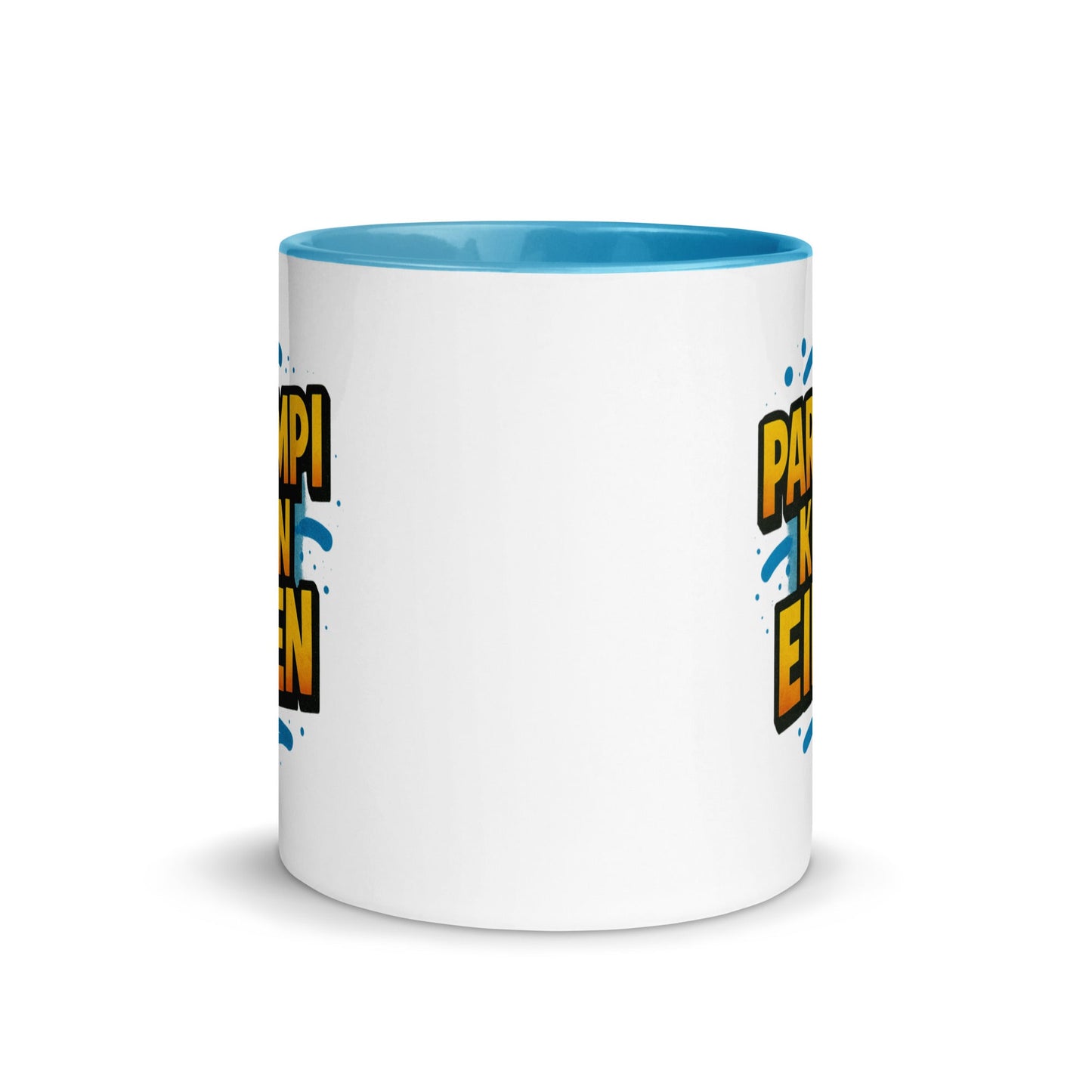 “Parempi kuin eilen” Mug with Color Inside – Finnish Focus, Caffeinated Progress - Locomug.com#funny_profession_mugs_crazy_mug _designs#
