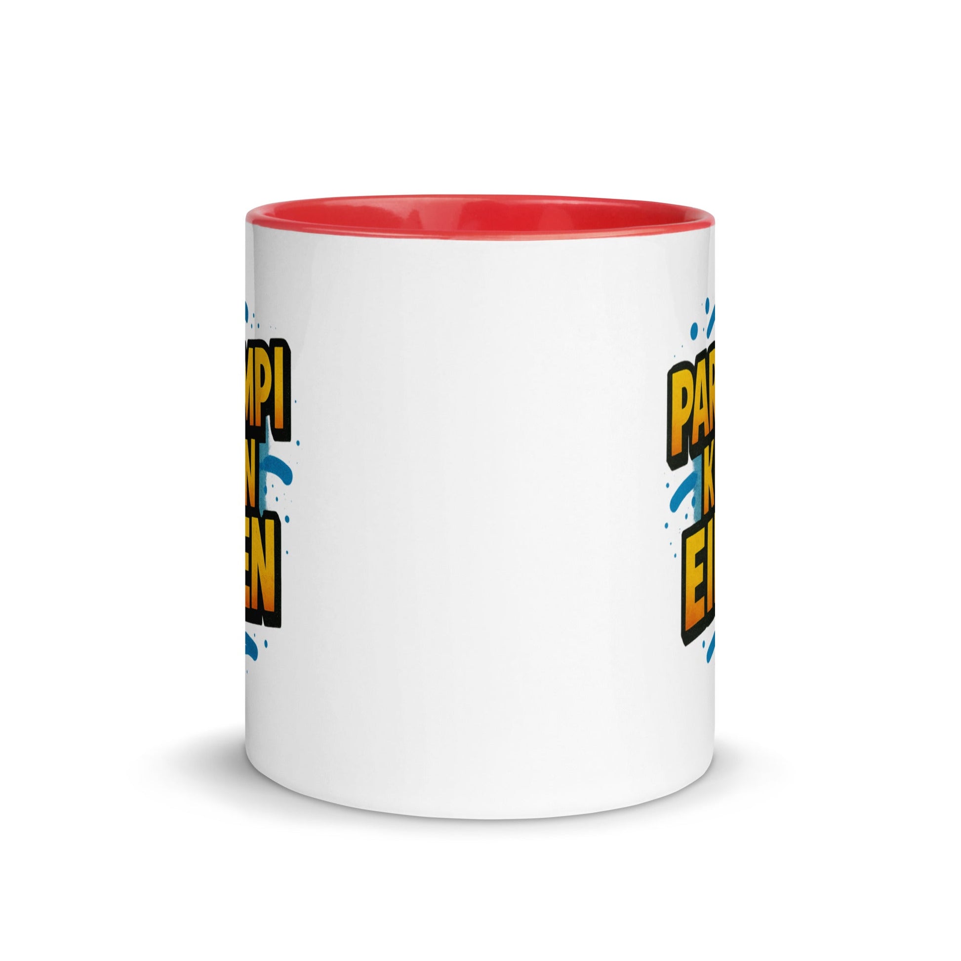 “Parempi kuin eilen” Mug with Color Inside – Finnish Focus, Caffeinated Progress - Locomug.com#funny_profession_mugs_crazy_mug _designs#