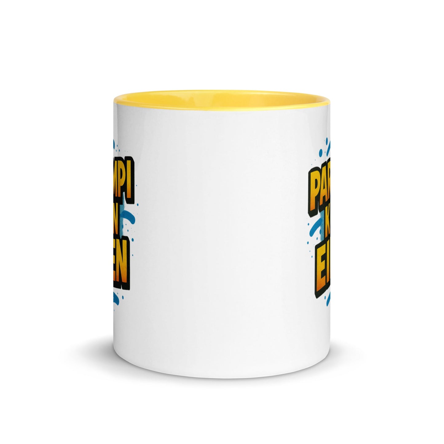 “Parempi kuin eilen” Mug with Color Inside – Finnish Focus, Caffeinated Progress - Locomug.com#funny_profession_mugs_crazy_mug _designs#