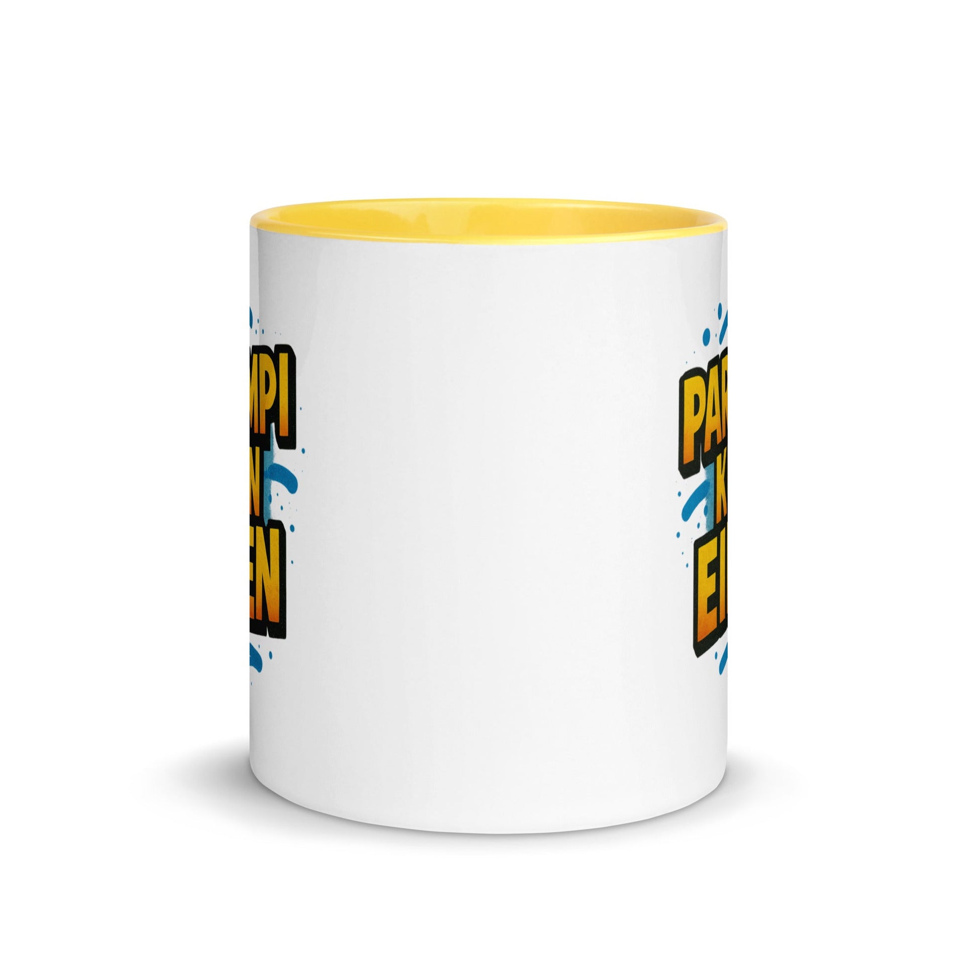 “Parempi kuin eilen” Mug with Color Inside – Finnish Focus, Caffeinated Progress - Locomug.com#funny_profession_mugs_crazy_mug _designs#