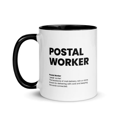 Funny Postal Worker Gift Mug - Nutrition Facts Design - Mail Carrier Gift - LocoMug