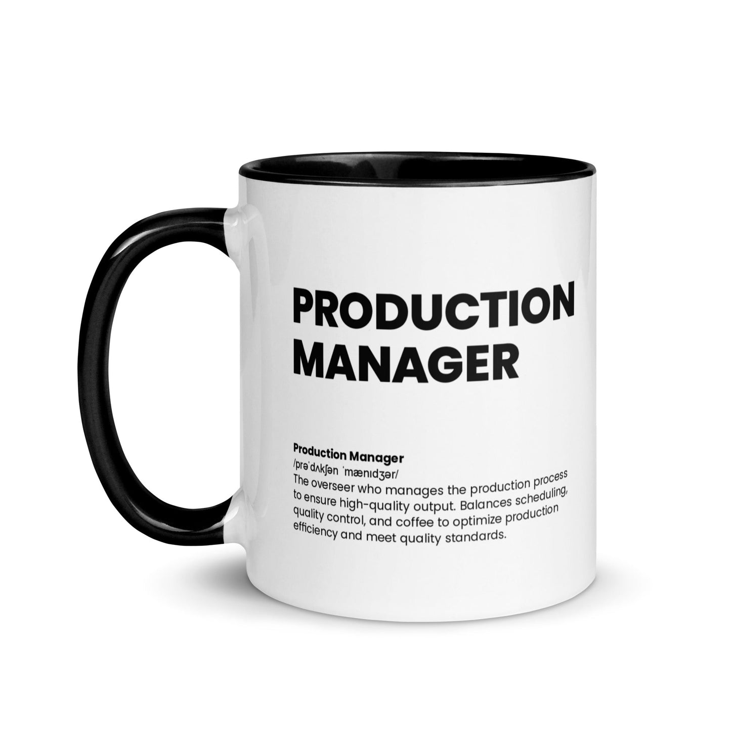 Production Manager Mug - Nutrition Facts - Locomug.com#funny_profession_mugs_crazy_mug _designs#