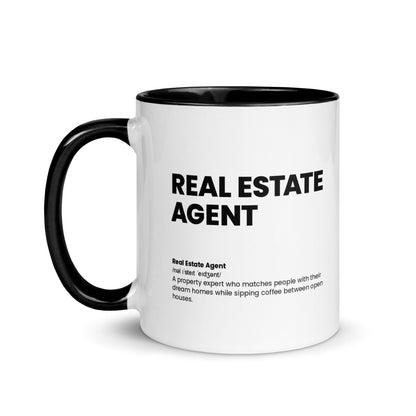 Funny Real Estate Agent Gift Mug - Nutrition Facts Design - Realtor Gift - LocoMug