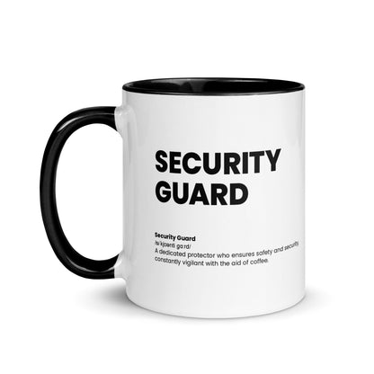 Funny Security Guard Gift Mug - Nutrition Facts Design - LocoMug