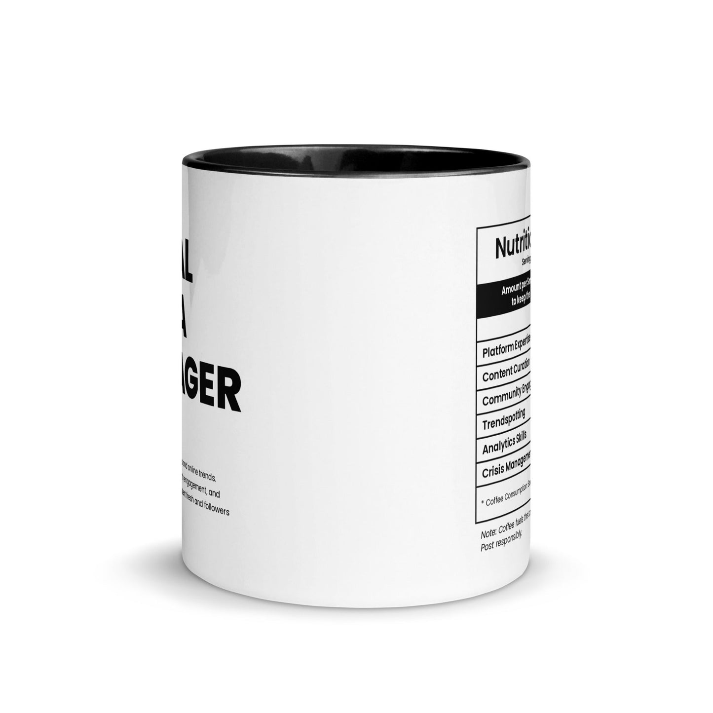 Social Media Manager Mug - Nutrition Facts - Locomug.com#funny_profession_mugs_crazy_mug _designs#