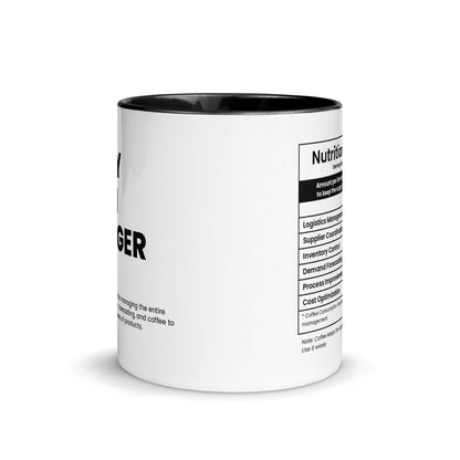 Supply Chain Manager Mug - Nutrition Facts - Locomug.com#funny_profession_mugs_crazy_mug _designs#