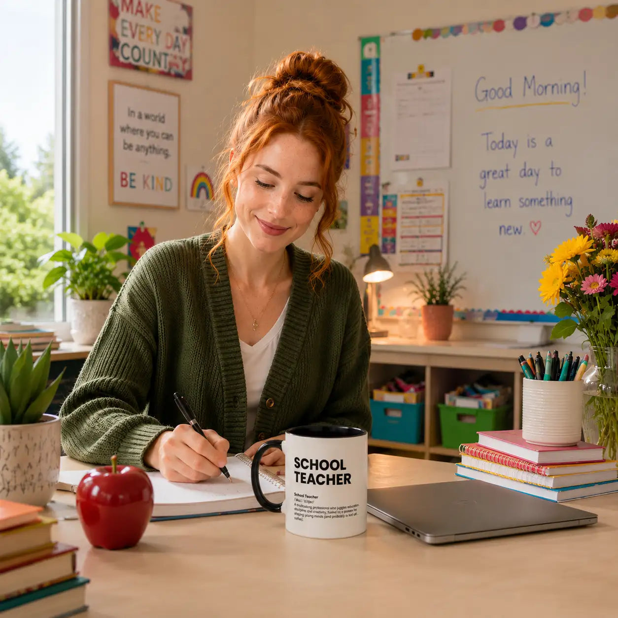 Funny Teacher Gift Mug | Nutrition Facts Coffee Mug | Teacher Appreciation Gift